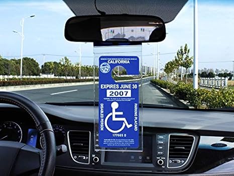 🔥🚗 Handicap Parking Placard Holder