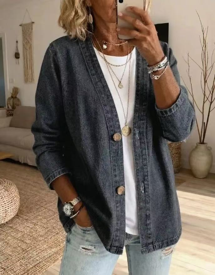 Women's Classic Denim Jacket | Buy 2 Save 5% | Buy 3 Save 10%